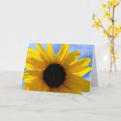 Carte ~SuNFLoWeRS GReeTiNG/Carte pour notes~ (Fleur jaune)