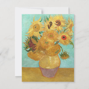 Carte Sunflowers Vincent van Gogh