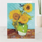 Carte Sunflowers Vincent van Gogh (Devant)