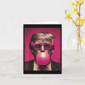 Carte Sungels roses Trump Bubble Gum (Fleur jaune)