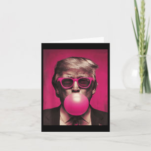 Carte Sungels roses Trump Bubble Gum
