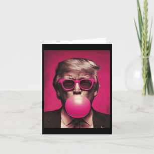 Carte Sungels roses Trump Bubble Gum