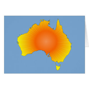 Carte Sunny Australie