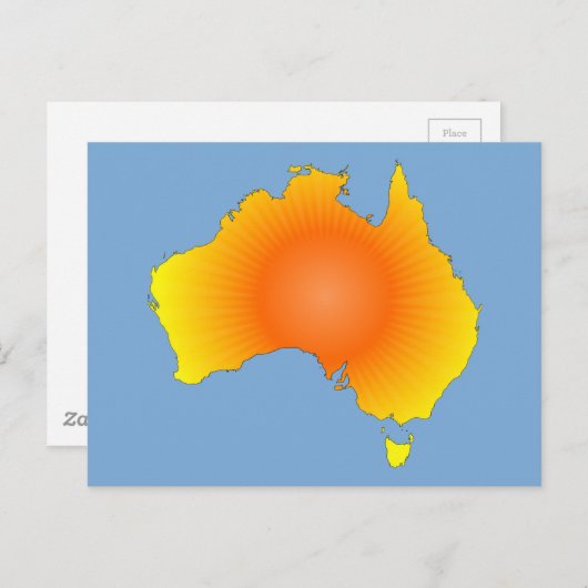 Carte Sunny Australie (Devant / Derrière)