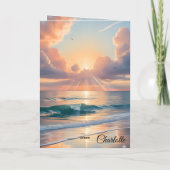 Carte Sunny Coast Birthday Wishes (Dos)