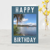 Carte Sunny Kames Bay sur l'île de Bute, Scotland Card (Fleur jaune)