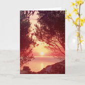 Carte Sunrise (Fleur jaune)