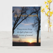 Carte Sunrise5Sympathie (Fleur jaune)