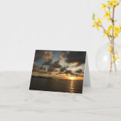 Carte Sunrise aux îles Virgin (Fleur jaune)