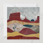 Carte Sunrise du désert (Dos)