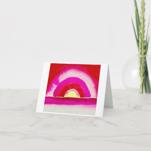 Carte Sunrise, Georgia O'Keeffe, Art (Devant)