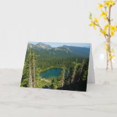 Carte Sunrise Lake de Above au parc Mount Rainier (Fleur jaune)