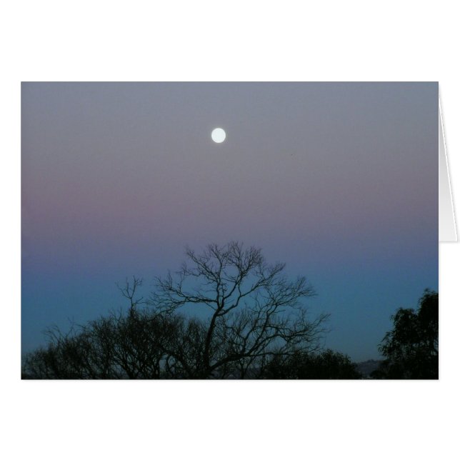 Carte Sunrise Moon (Devant horizontal)