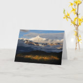 Carte Sunrise Mountain (Fleur jaune)