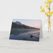 Carte Sunrise Reflection at String Lake II (Fleur jaune)