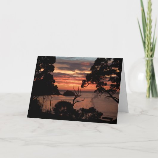 Carte Sunrise Sur Freycinet Np (Devant)