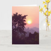 Carte Sunrise Thaïlande (Fleur jaune)