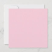 Carte Sunrise Tropical Gras Rose Orange Mariage Siège (Dos)