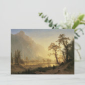 Carte Sunrise, Vallée de Yosemite par Albert Bierstadt (Debout devant)