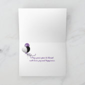 Carte Sunrise with giraffe-Birthday (Intérieur)