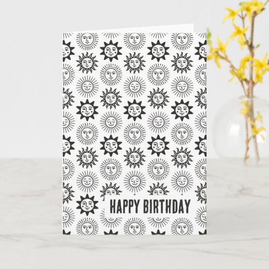 Carte Suns (Fleur jaune)