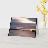 Carte Sunset (Fleur jaune)