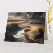 Carte Sunset (Fleur jaune)