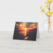 Carte SUNSET (Fleur jaune)