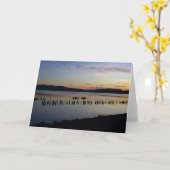 Carte Sunset (Fleur jaune)