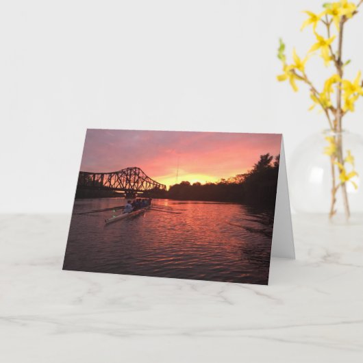 Carte Sunset (Fleur jaune)