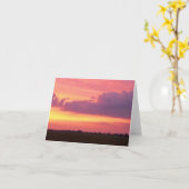 Carte Sunset 2004 Photo De Mark Edward Westerfield. (Fleur jaune)