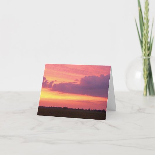 Carte Sunset 2004 Photo De Mark Edward Westerfield. (Devant)