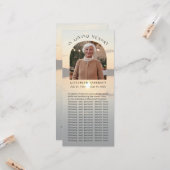 Carte Sunset Abide With Me Poem Memorial Photo Signet (Devant/Arrière en situation)