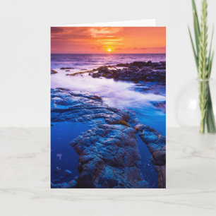 Carte Sunset And Tide Pool In Hawaii