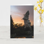 Carte Sunset Angel - Ukraine (Fleur jaune)