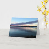Carte Sunset at Crescent (Fleur jaune)