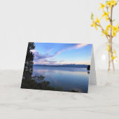 Carte Sunset at Crescent (Fleur jaune)