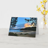 Carte Sunset at Crescent (Fleur jaune)