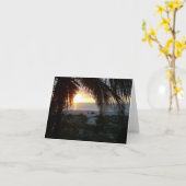 Carte Sunset Beach, Treasure Island, Floride (Fleur jaune)