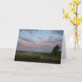 Carte Sunset Clouds (Fleur jaune)