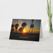 Carte Sunset de Clearwater Beach (Devant)