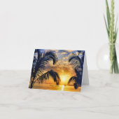 Carte Sunset de Miami (Devant)