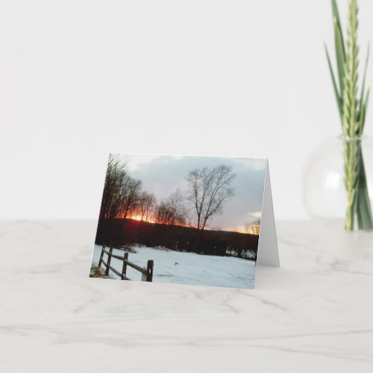 Carte Sunset de Trumbauersville (Devant)