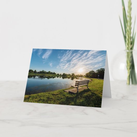 Carte Sunset du parc du comté de Cape Girardeau (Devant)