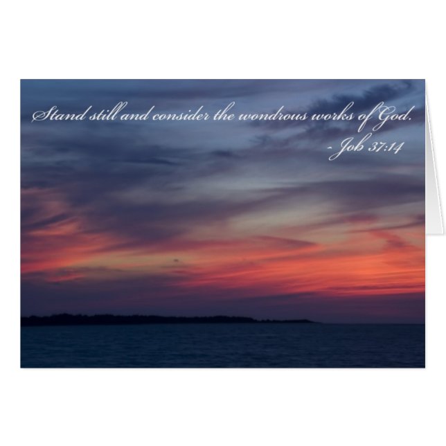 Carte Sunset Job 37 (Devant horizontal)