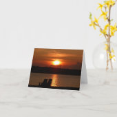 Carte Sunset Lake (Fleur jaune)