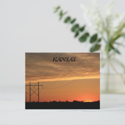 Carte Sunset Line Kansas (Debout devant)