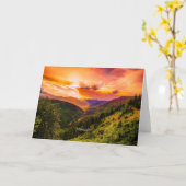Carte Sunset Montana (Fleur jaune)