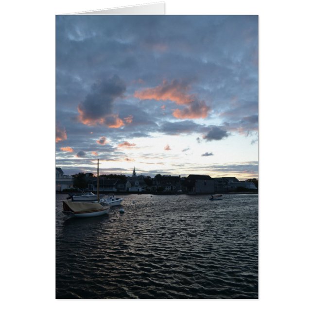 Carte Sunset Nantucket (Devant)