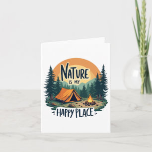 Carte Sunset Nature Est Mon Heureux Lieu Voyage Camping